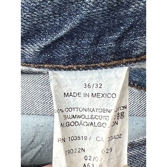 Harley Davidson Straight Leg Jeans Blue 5 Pocket Medium Wash Mens 36 x 32 - Picture 10 of 11